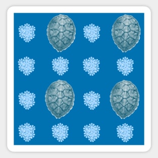 sea turtle & coral Sticker